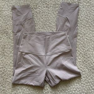 Lululemon scalloped align crop leggings size 8